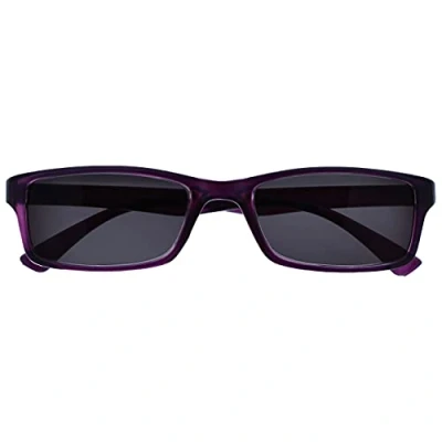 Abbildung von The Reading Glasses Company Die Lesebrille Unternehmen Lila Sonnen Leser UV400 Designer Stil Herren Damen Lesehilfe S92 5 +2,00