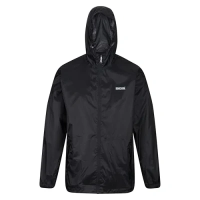 Abbildung von Regatta Pack It III wasserdichte und atmungsaktive Shell Jacke mit Kapuze Taschen