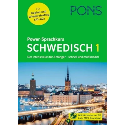 Abbildung von PONS Power Sprachkurs Schwedisch 1: lernen für Anfänger mit Buch, Download und Online Tests