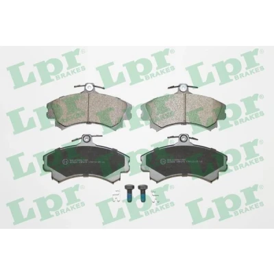 Abbildung von LPR 05P615 Bremsbelagsatz mit Schrauben VOLVO: V40 Estate, S40 I, MITSUBISHI: Space Star, Carisma Hatchback