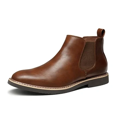 Abbildung von Bruno Marc Herren Stiefel Chelsea Boots Stiefeletten BRAUN SBBO2218M E Größe 40 (EUR)