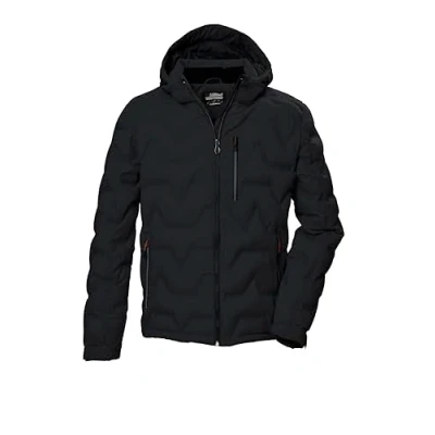 Abbildung von killtec Herren Steppjacke mit Kapuze/Jacke ist wasserabweisend KOW 60 MN QLTD JCKT, schwarz, M, 41834 000