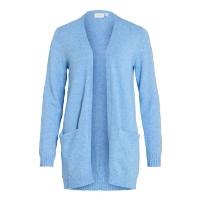 Abbildung von VILA Viril OPEN Strickjacke, Damen, Größe: Medium, Blissful blue