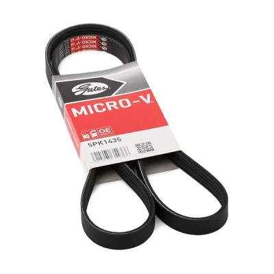 Abbildung von GATES Micro V 5PK1435 Keilrippenriemen 1435 5 Polyester, EPDM (Ethylen Propylen Dien Kautschuk) VOLKSWAGEN: Passat B5 Estate, GP Estate