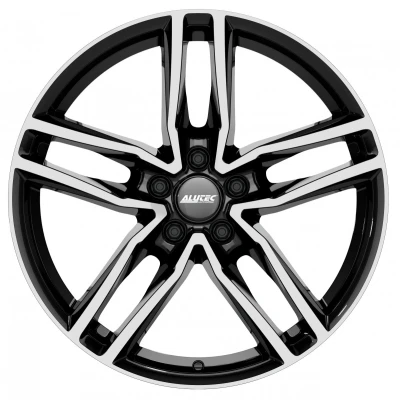 Abbildung von ALUTEC 5 loch 17Zoll 112mm Alufelge Ikenu Schwarz frontpoliert IKE75745M83 1 Felge 7.5Zoll 45mm 66.50mm