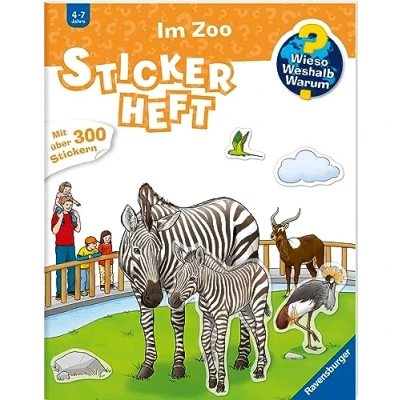 Abbildung von Wieso? Weshalb? Warum? Stickerheft: Im Zoo: Mit über 300 Stickern