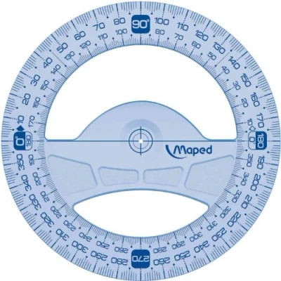 Abbildung von Maped 242360.0 Winkelmesser, klar