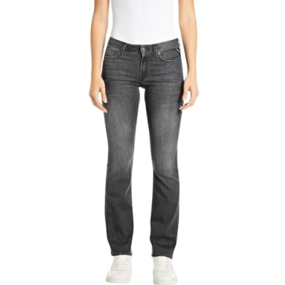 Abbildung von Replay Damen Jeans New Luz Skinny Fit mit Power Stretch, Grau (Dark Grey 097), 26W / 34L