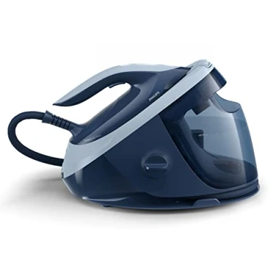 Abbildung von Philips PerfectCare 7000 Series Dampfbügelstation 2100 W, 600 g Dampfstoß, 8,0 bar Pumpendruck, OptimalTEMP Technologie, 1,8 L Tank, Marine /Dunkelblau (PSG7030/20)