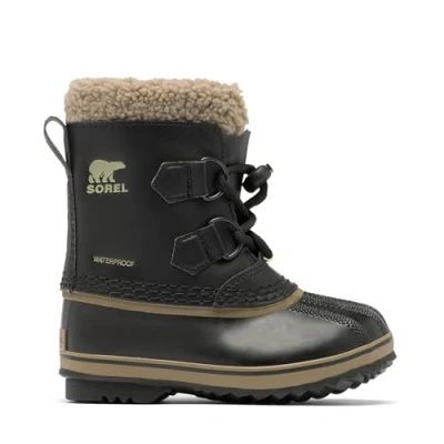 Abbildung von Sorel Childrens YOOT PAC WP Unisex Snowboot/Winterstiefel für Kinder, Größe: 26, Black Schuhe