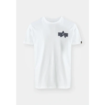 Abbildung von Alpha Industries Coach Tshirt print, Herren, Größe: XL, White