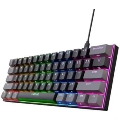 Abbildung von Trust Gaming GXT 867 Acira Spanisches QWERTY Layout Mechanische Tastatur