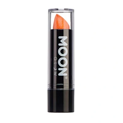 Abbildung von Moon Glow Neon UV Glitzer Lippenstift, leuchtender neonfarbener leuchtet unter Strahlung (Orange)