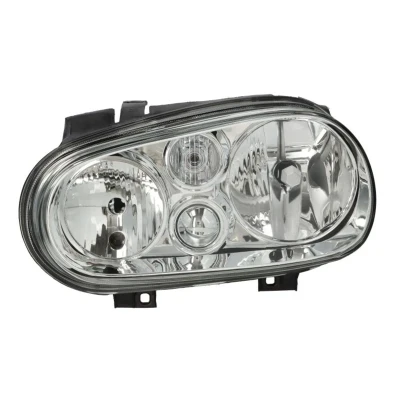 Abbildung von TYC 20 5386 75 2 Scheinwerfer links H7, H1 ohne Nebelscheinwerfer für Rechtsverkehr mit Elektromotor VOLKSWAGEN: Golf 4, 4 Variant, Cabrio