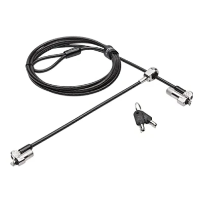Abbildung von Kensington K64448WW Sicherheitschlösser mit Nano Security Slot schwarz/silber