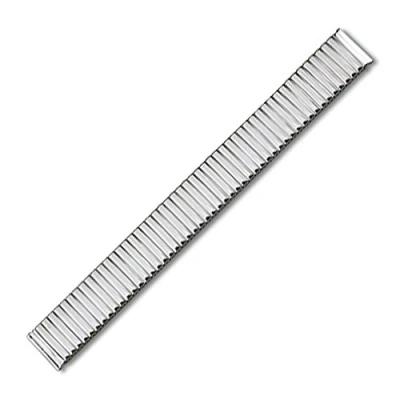 Abbildung von Eichmüller Flexibles Spannband aus poliertem Edelstahl, matt/PVD Beschichtung, Silberfarben Glänzend, 18mm, Armband