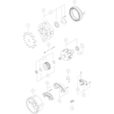 Abbildung von Drehstromgenerator LETRIKA MG 563