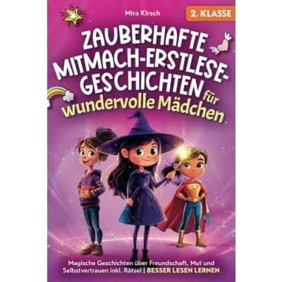 Abbildung von Zauberhafte Mitmach Erstlesegeschichten für wundervolle Mädchen: Magische Geschichten über Freundschaft, Mut und Selbstvertrauen inkl. Rätsel Besser lesen lernen 2. Klasse