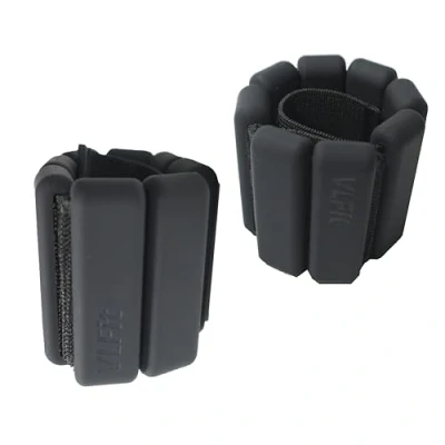 Abbildung von VLFit tragbare Handgelenkgewichte Knöchelgewichte 2er Set (2 x 0,5 kg) für Fuß oder Handgelenk auf Bewegung Gehen Joggen Yoga Aerobic Pilates Gewicht Fitness Armband