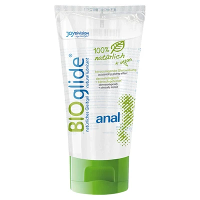 Abbildung von JOYDIVISION Original BIOglide anal Gleitgel 80 ml I Gleitmittel 100% natürlich &amp; vegan Wasserbasiertes Bio für Latexkondome geeignet water based Lubrication