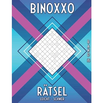 Abbildung von Binoxxo Rätselbuch: Binairo Logik Rätsel in leicht, mittel &amp; schwer für Einsteiger Kenner (Binairo Rätselbuch)