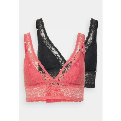 Abbildung von Dorina 2 PACK Triangel BH, Damen, Größe: 46, Coral/black