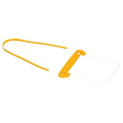 Abbildung von Bankers Box Archivclip Tube 3 teilig für bis zu 630 Blatt Inhalt, 100 Stück, gelb/weiß
