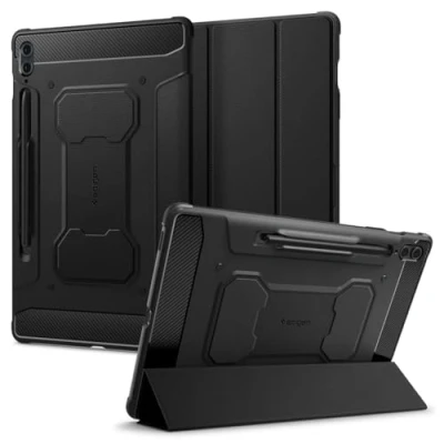 Abbildung von Rugged Armor Pro Klapphülle für das Samsung Galaxy Tab S9 Plus Schwarz