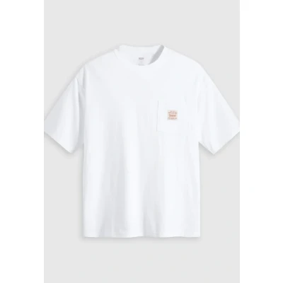 Abbildung von Levi&#039;s Workwear TEE Tshirt basic, Herren, Größe: Medium, Bright white
