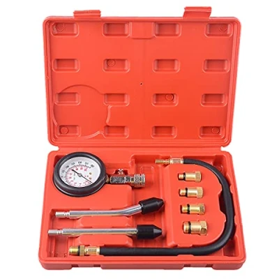 Abbildung von DAYUAN Kompressionsprüfer Set Kompressionstester Motor Kompression prüfen meßen Kfz M10 M12 M14 M18 0 20 bar &amp; 300 psi
