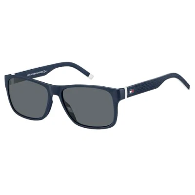 Abbildung von Tommy Hilfiger Sonnenbrillen TH 1718/S BLUE/GREY 56/16/145 Herrenbrillen