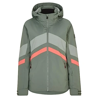 Abbildung von Ziener Damen TELIA Ski Jacke/Winter Jacke warm, atmungsaktiv, wasserdicht, green mud, 40