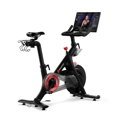 Abbildung von Original Peloton Bike Indoor Stationary Exercise with Immersive 21.5 HD Touchscreen, Schwarz