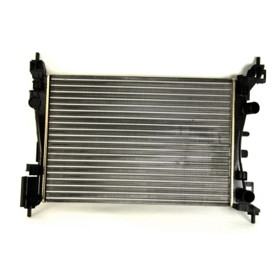 Abbildung von NISSENS 61918 Kühler, Motorkühlung Aluminium 540 378 22 Kühlrippen mechanisch gefügt FIAT: Grande Punto Hatchback, OPEL: Corsa D Hatchback
