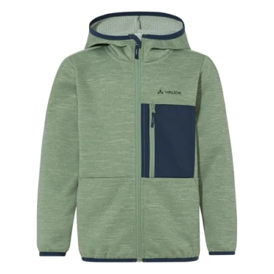 Abbildung von VAUDE Unisex Kinder Kids Kikimora Jacket, Willow Green/dark Sea, 110 116 EU