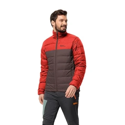 Abbildung von Jack Wolfskin Ather Daunenjacke, Herren, Größe: Large, Red earth