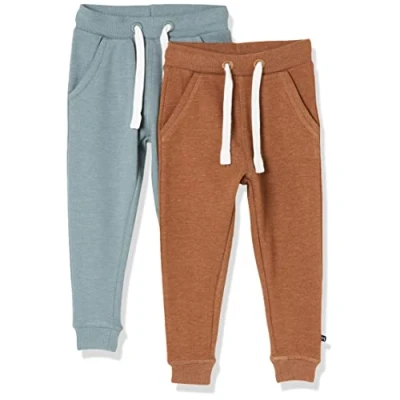 Abbildung von MAGIC KIDS WEAR Jogginghose Kinder und Babies aus Baumwolle, 2er Pack Toffee (236), 92