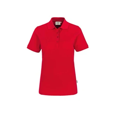Abbildung von HAKRO Damen Polo Shirt &quot;Classic&quot; 110 rot Größe: M