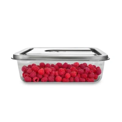 Abbildung von CASO VacuBoxx Inox XL 4.5 Vakuum Frischebehälter, 4500 ml Volumen, für druckempfindliche und flüssige Lebensmittel, BPA Frei, Backofenfest, spülmaschinenfest, gefrierfest