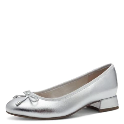 Abbildung von MARCO TOZZI Damen Pumps mit Schleife Elegant, Silber (Silver), 39 EU