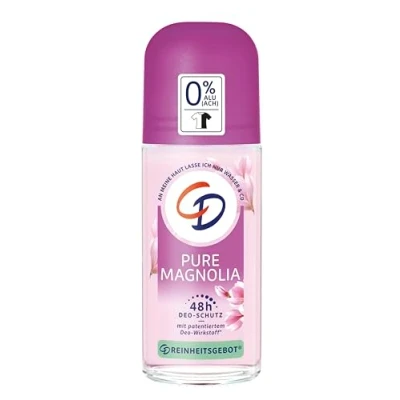 Abbildung von CD Deo Roll on &#039;Pure Magnolia&#039; Deodorant ohne Aluminiumsalze Langanhaltender Schutz Für 48 h Veganes Hautpflegeprodukt empfindliche Haut geeignet Mit Extrakt der Magnolie 50ml