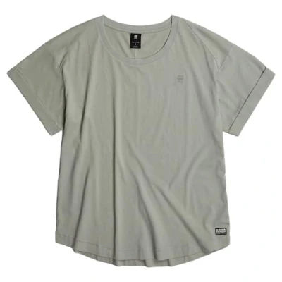 Abbildung von G Star Rolled UP Sleeve Tshirt basic, Damen, Größe: XS, Wrought iron