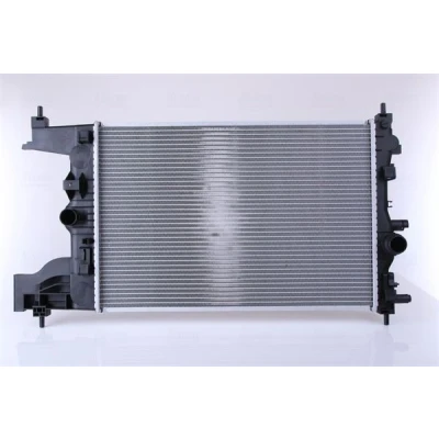 Abbildung von NISSENS 630726 Kühler, Motorkühlung Aluminium 580 389 26 Kühlrippen gelötet