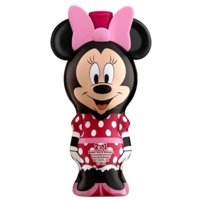 Abbildung von Minnie Mouse 2in1 Duschgel &amp; Shampoo für Kinder mit milder Pflegeformel, 3D Figur (400 ml)