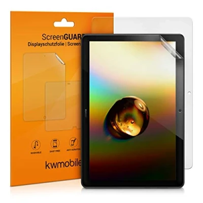 Abbildung von kwmobile 2X Tablet Schutzfolie kompatibel mit Huawei MediaPad T5 10 Folie Full Screen Protector Displayfolie entspiegelt