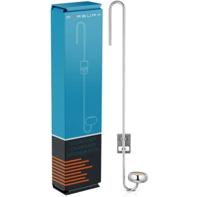Abbildung von Measury CO2 Diffusor Aquarium aus Edelstahl, Diffuser 400mm