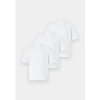 Abbildung von Selected Homme Slhlooseoscar O NECK TEE 3 PACK Tshirt basic, Herren, Größe: Small, Bright white