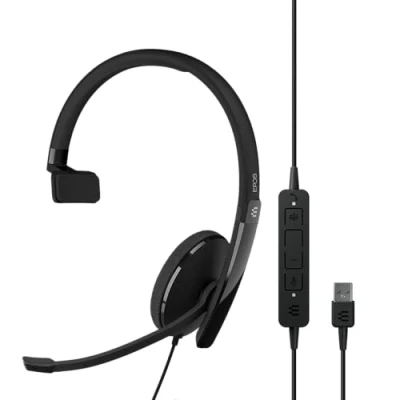 Abbildung von EPOS ADAPT 130T USB II Headset Microsoft Teams Zertifiziert, UC Optimiert, mit ANC und Geräuschunterdrückendem Mikrofon