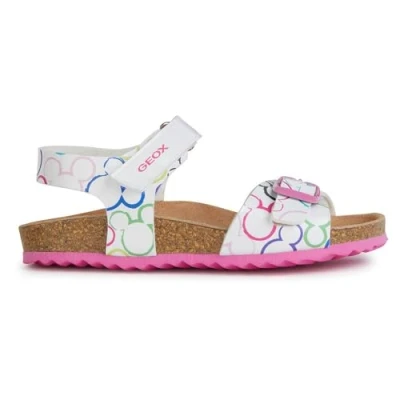 Abbildung von Geox Riemensandalette für Kinder, Größe: 36, White multicolor Schuhe