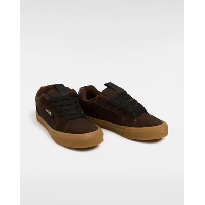 Abbildung von Vans Chukka PUSH Unisex Skateschuh, Größe: 38, Demitasse/black Leder und textil